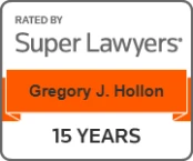 Hollon, Greg Super Lawyers Badge 15 Years