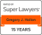 Hollon, Greg Super Lawyers Badge 15 Years