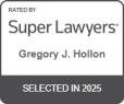 Hollon, Greg Super Lawyers Badge 2025