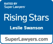 Swanson, Leslie Rising Stars (Super Lawyers) Badge