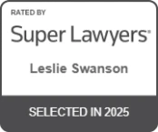 Swanson, Leslie Super Lawyers Badge 2025