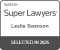 Swanson, Leslie Super Lawyers Badge 2025
